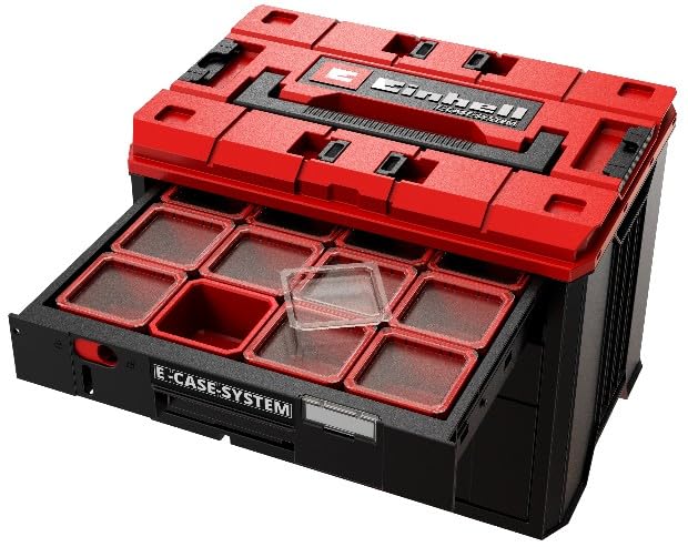 original-einhell-e-case-schubladenkoffer-systemkoffer-mit-3-schubladen-2x-5-5-cm image 8