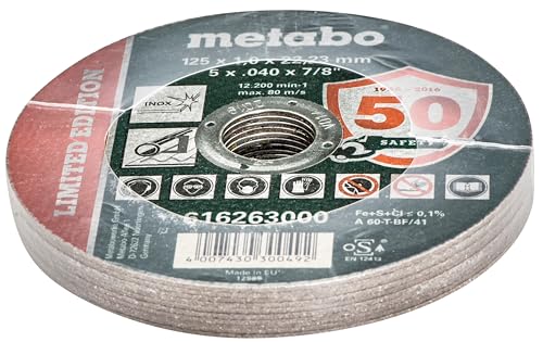 metabo-limited-edition-trennscheibe-125-x-1-0-x-22-23-mm-inox-100-st-ck-gerade-a image 5