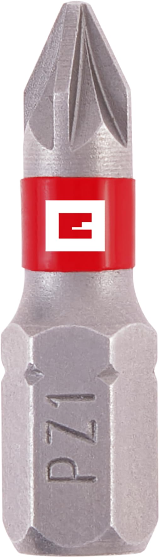 einhell-standard-bits-3-tlg-25-mm-pz1-chrom-vanadium-roter-farbring-c-6-3-schaft image 1