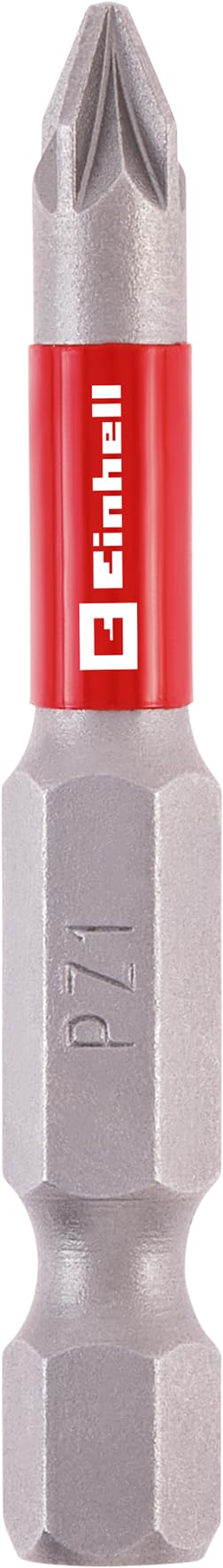 original-einhell-standard-bits-3-teilig-50-mm-pz1-chrom-vanadium-e-6-3-schaft-ro image 1