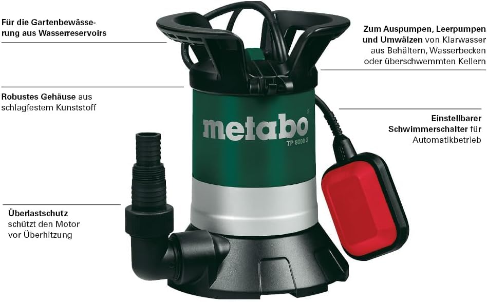 metabo-klarwasser-tauchpumpe-tp-8000-s-0250800000-350-w-8-000-l-h-f-rdermenge-7- image 7