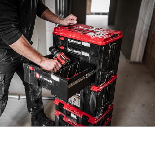 original-einhell-e-case-schubladenkoffer-systemkoffer-mit-3-schubladen-2x-5-5-cm image 7