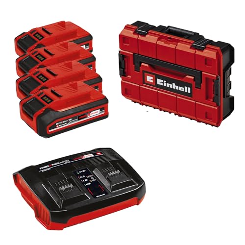 einhell-akku-koffer-set-18-v-power-x-change-4-3-0-ah-plus-akkus-twincharger-lade image 7
