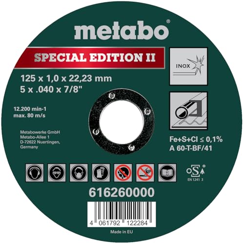 metabo-trennscheibe-special-edition-ii-tf-41-616260000-125-x-1-0-x-22-23-mm-inox image 2