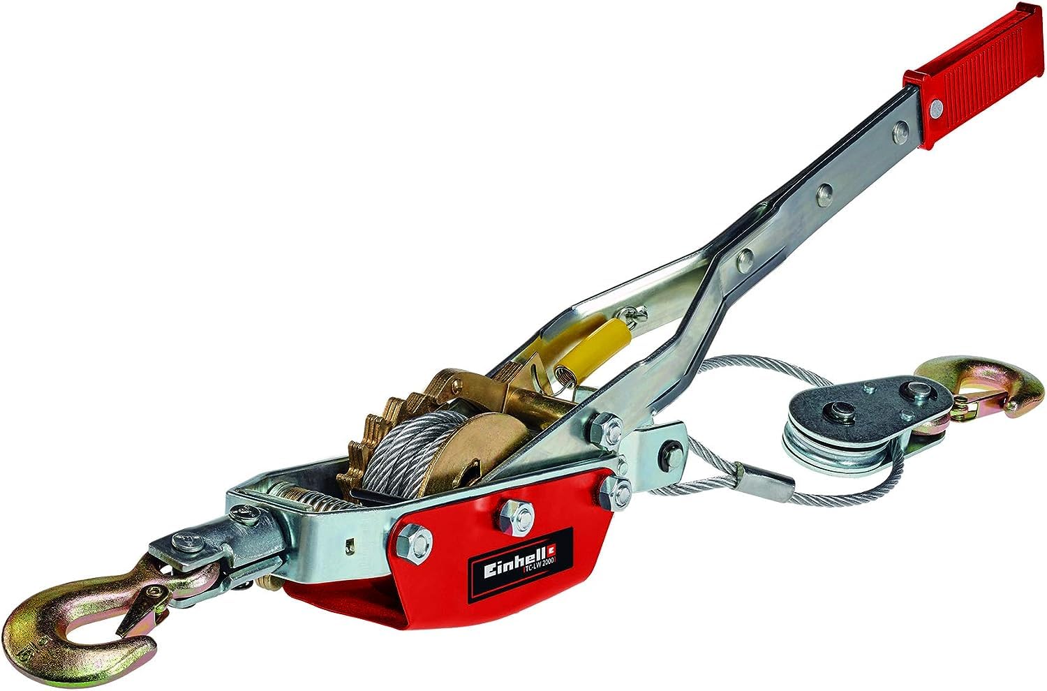 einhell-handhebelseilzug-tc-lw-2000-2-000-kg-zugkraft-3-3-m-drallfreies-drahtsei image 1