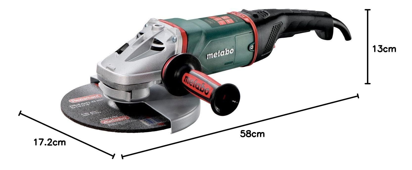 metabo-winkelschleifer-we-26-230-mvt-quick-606475000-2600-w-230-mm-quick-scheibe image 8