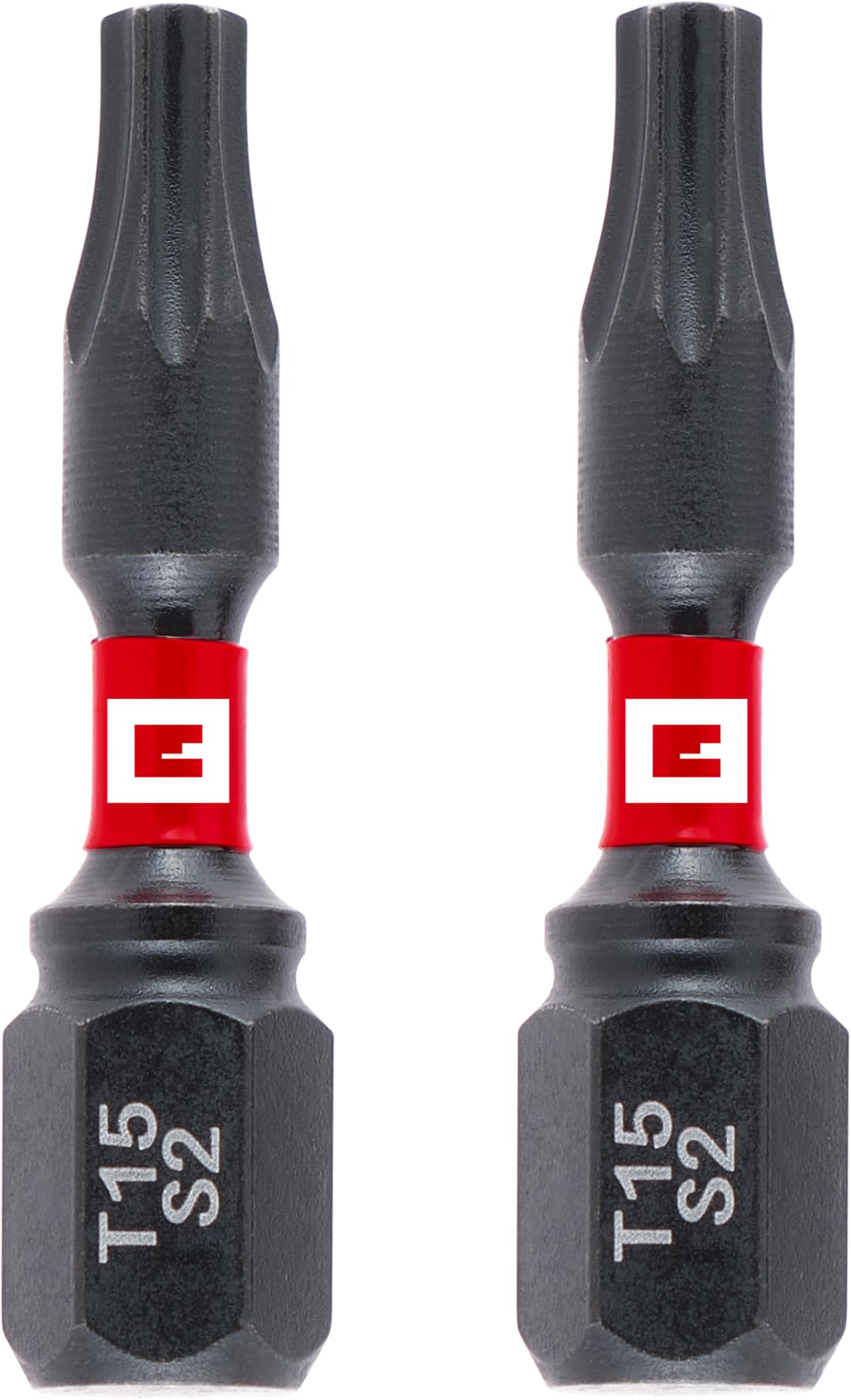 original-einhell-impact-bits-mit-doppel-torsion-2-tlg-30-mm-t15-s2-stahl-bits-mi image 1