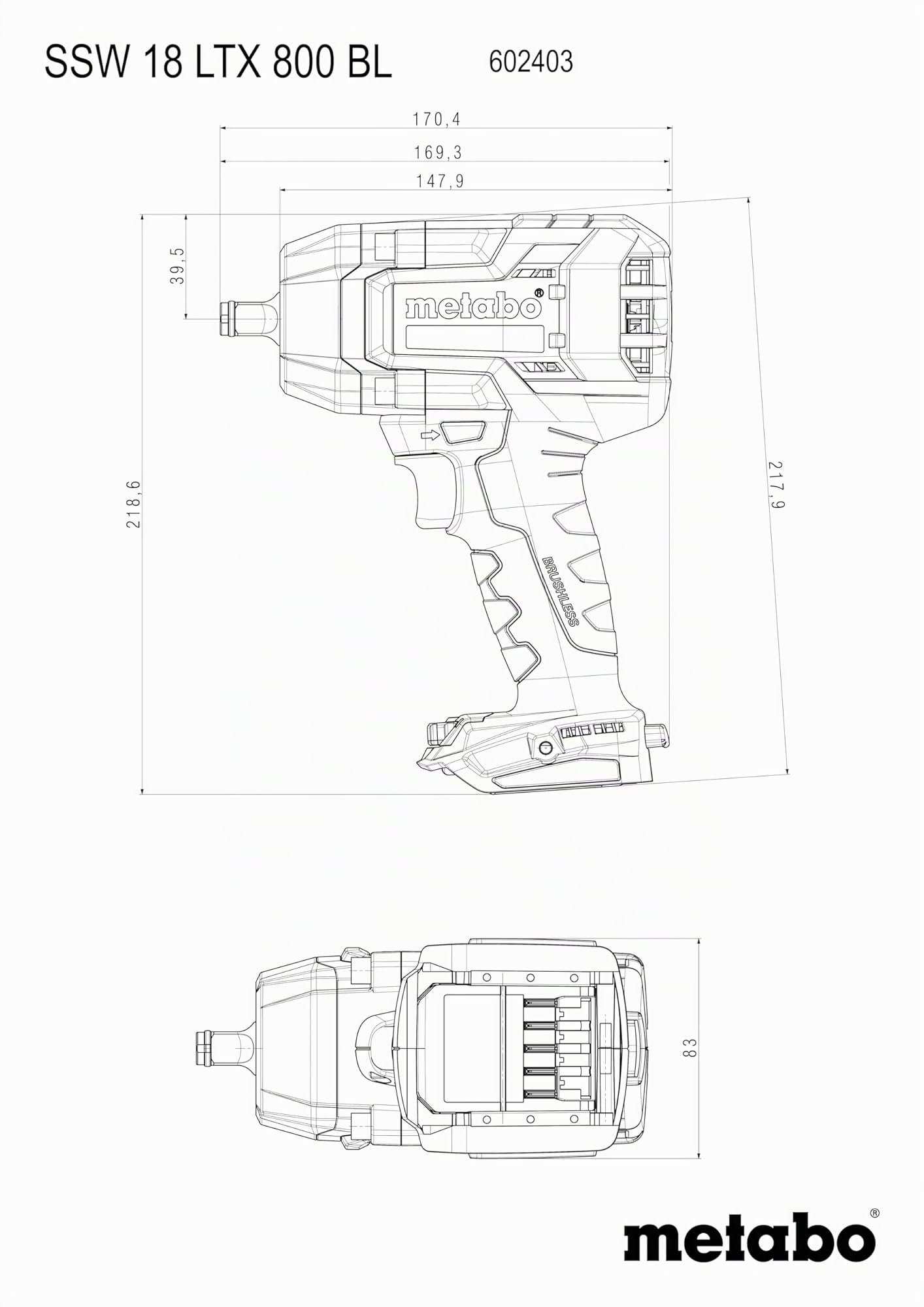 metabo-akku-schlagschrauber-ssw-18-ltx-800-bl-602403840-18-v-brushless-800-nm-1- image 2