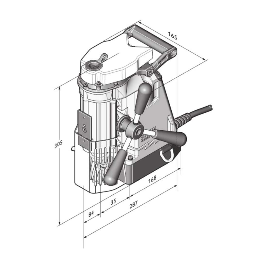 fein-kbb-40-magnetkernbohrmaschine-1100-w-kernbohren-bis-40-mm-kompakte-alu-druc image 2