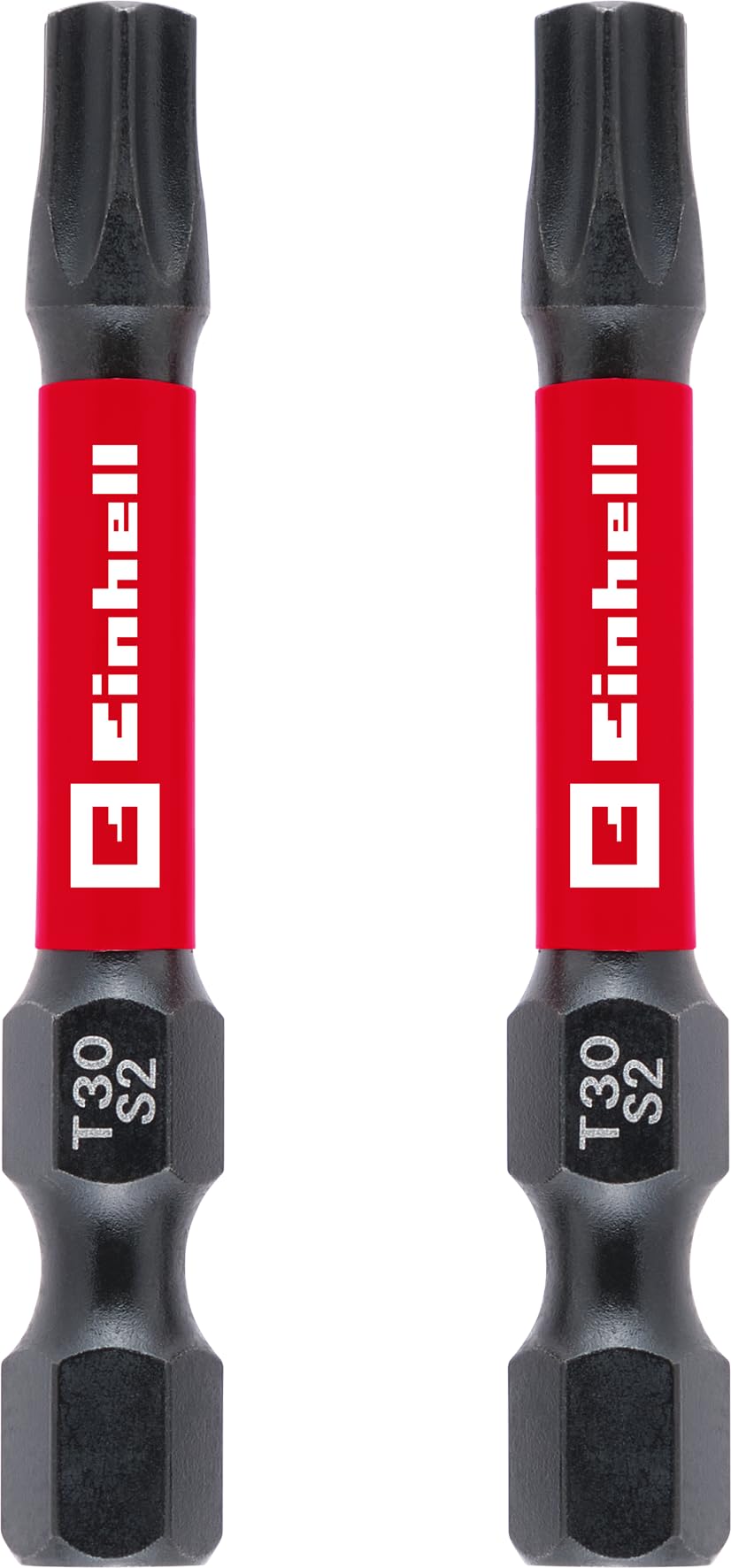 einhell-impact-bits-2-tlg-50-mm-t30-s2-stahl-mit-torsionszone-c-6-3-schaft image 1