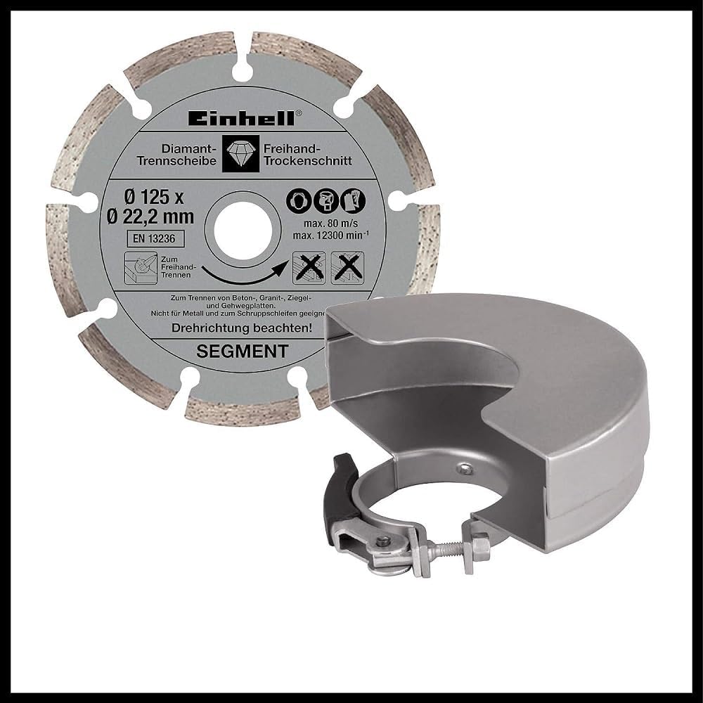 einhell-winkelschleifer-te-ag-125-750-kit-750-w-125-mm-inkl-diamant-trennscheibe image 3