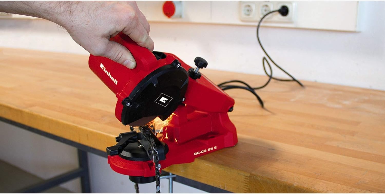 einhell-gc-cs-85-e-s-gekettensch-rfger-t-85-w-5-500-min-schleifwinkeleinstellung image 2