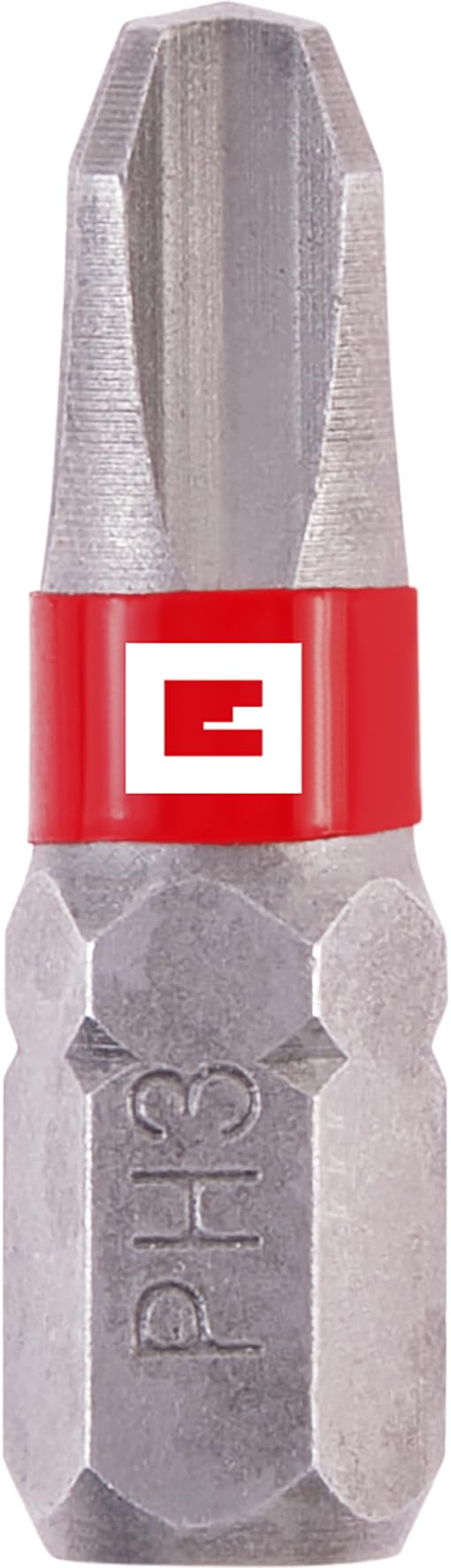 einhell-3x-standard-bits-25-mm-ph3-1-4-c6-3-schaft-crv-stahl-mit-lasermarkierung image 1