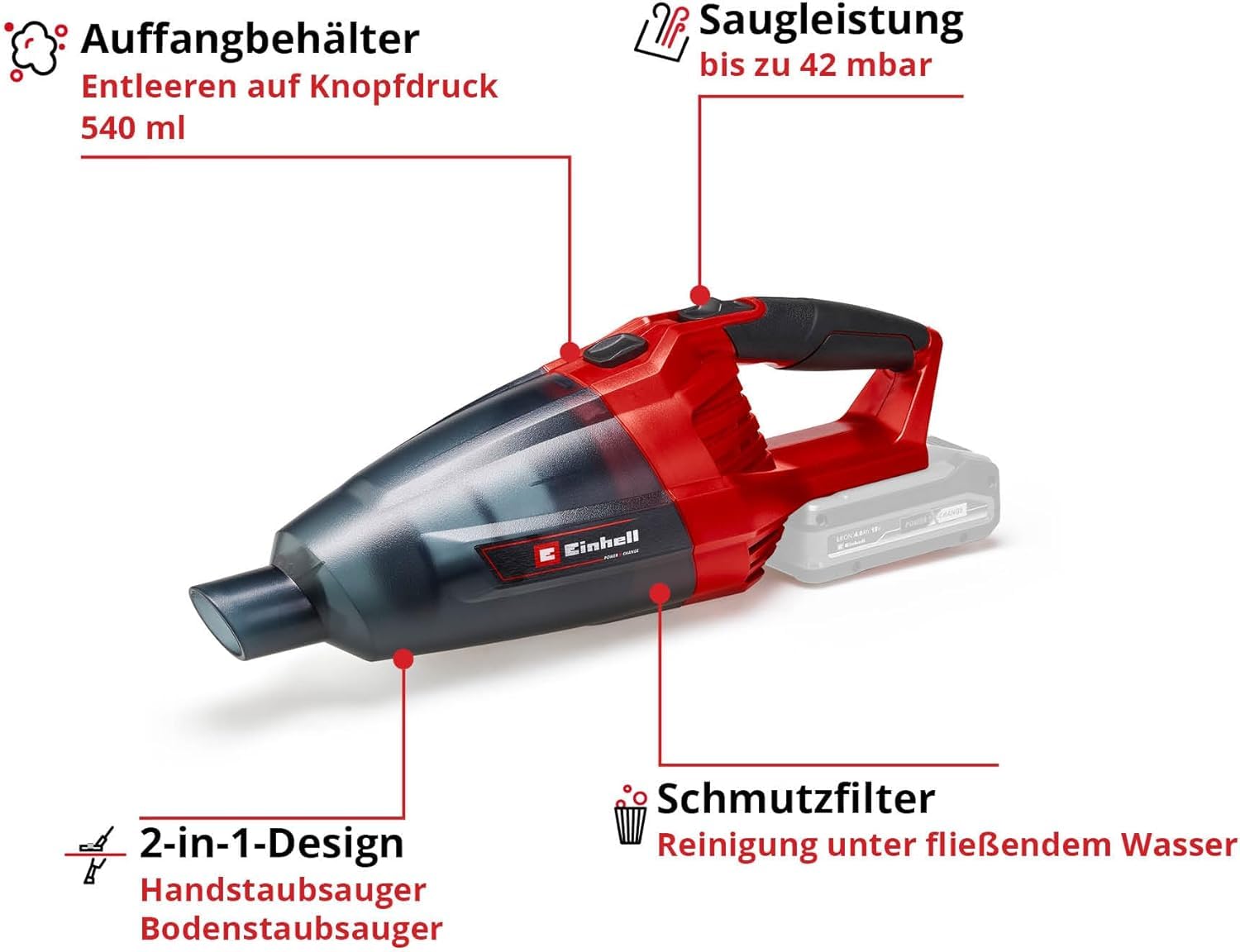 einhell-akku-handstaubsauger-te-vc-18-li-solo-power-x-change-18-v-42-mbar-saugle image 3
