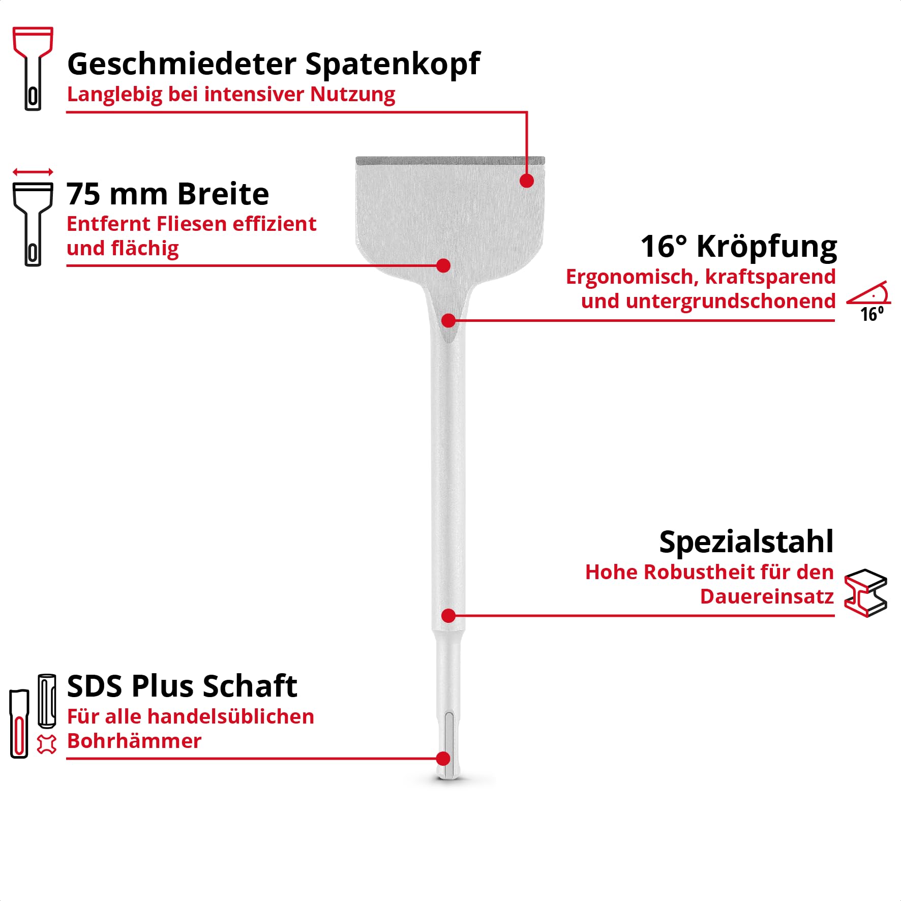 einhell-sds-plus-fliesenmei-el-75x250-mm-gekr-pft-mit-spatenkopf-aus-spezialstah image 2