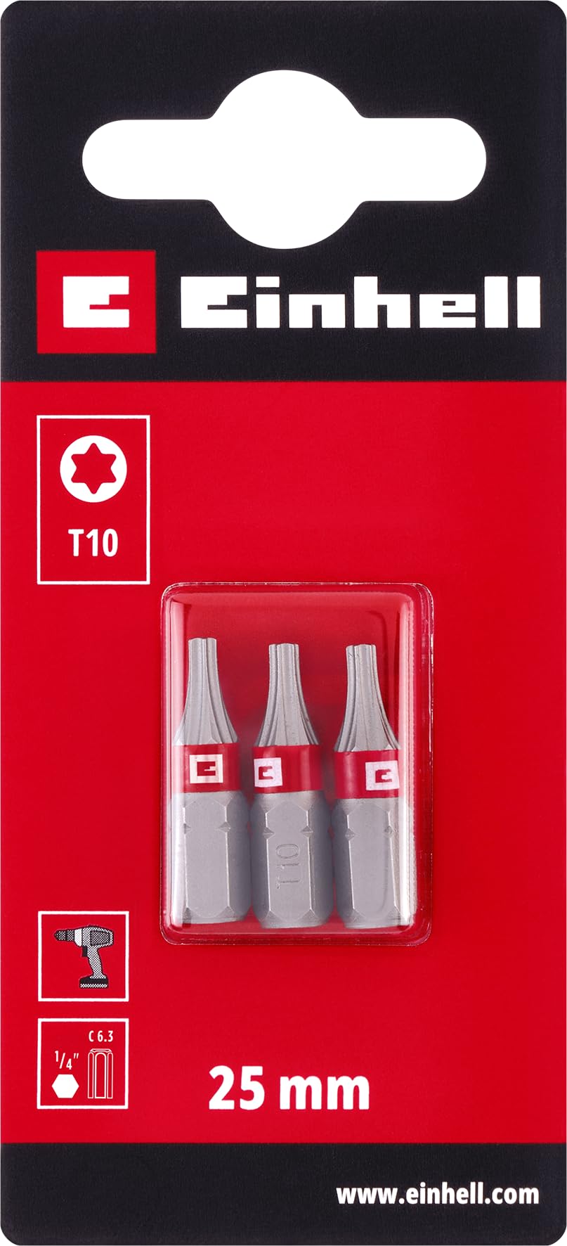 einhell-original-standard-bits-3-tlg-25-mm-t10-chrom-vanadium-c-6-3-schaft image 2