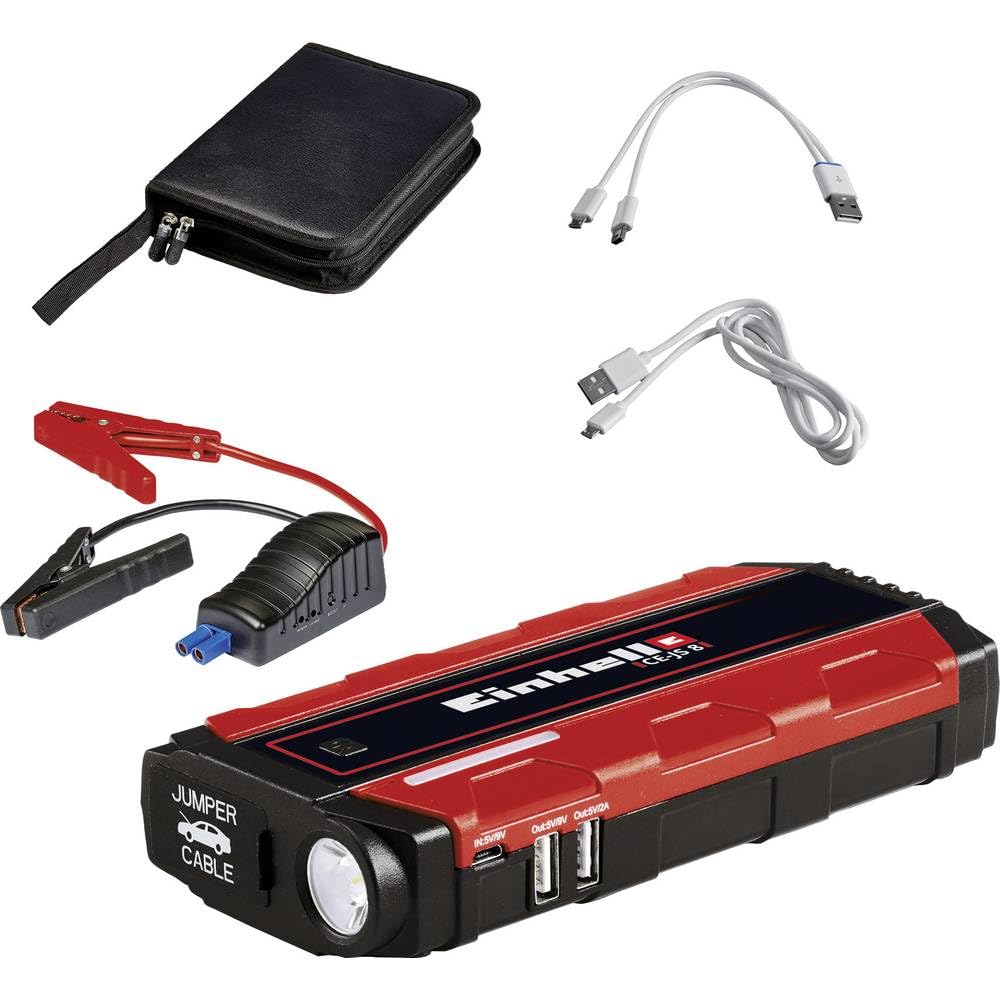 einhell-ce-js-8-1-jump-start-power-bank-12-v-200-a-starthilfe-lipo-akku-3x2500-m image 1
