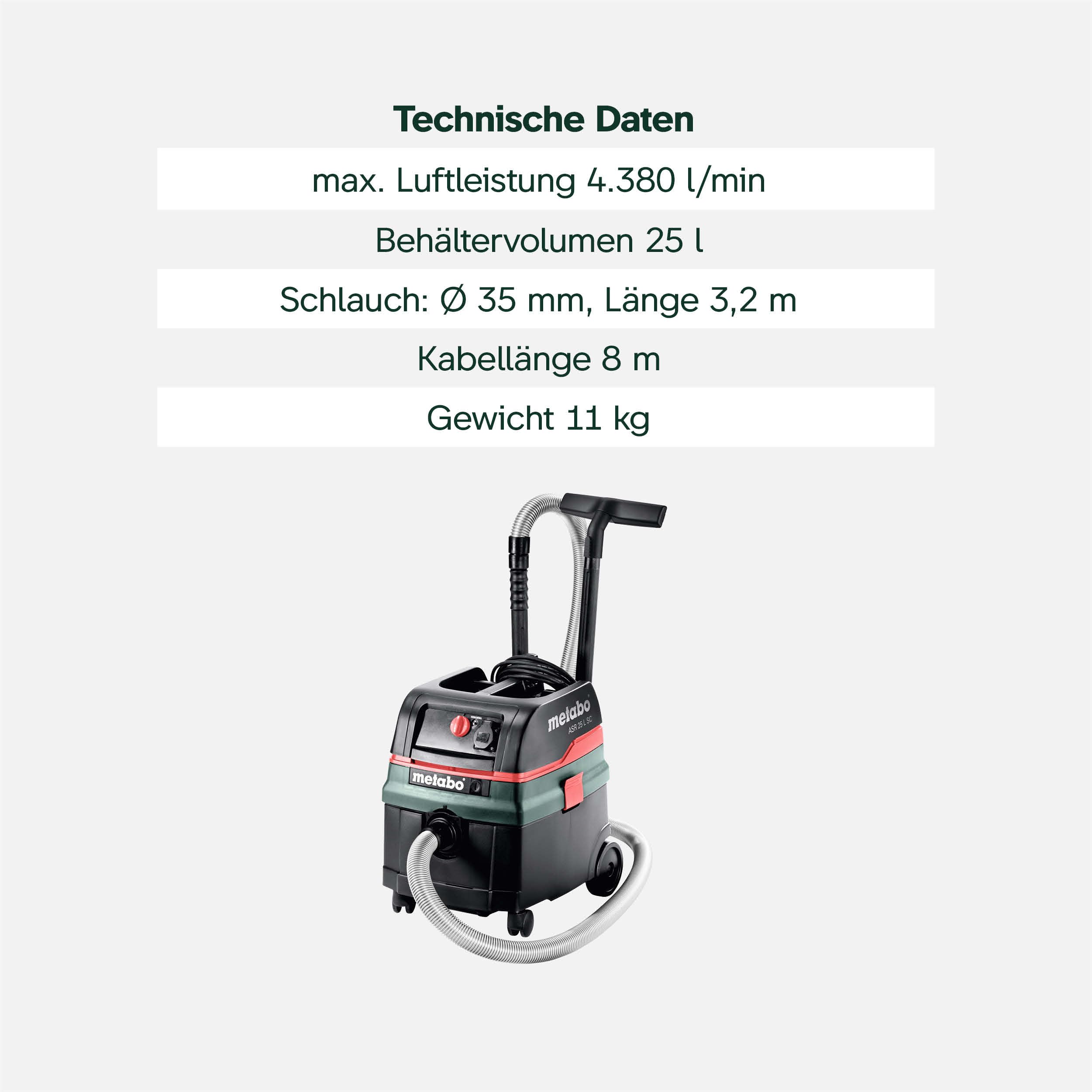 metabo-asr-25-l-sc-allessauger-nass-trockensauger-staubklasse-l-mit-selfclean-fi image 4