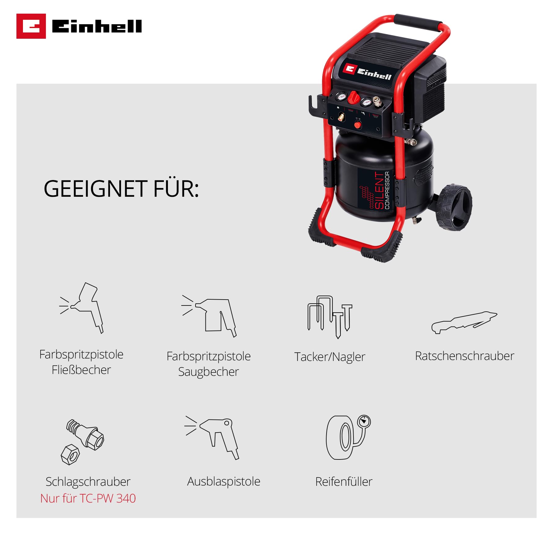 einhell-kompressor-te-ac-240-24-silent-1500-w-lfrei-24-l-tank-10-bar-fl-sterkomp image 4
