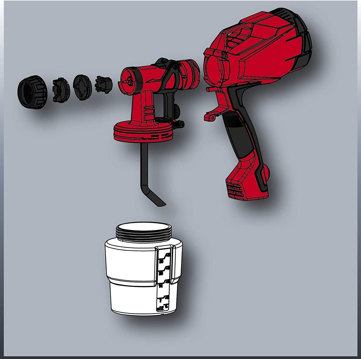 einhell-elektrisches-farbspr-hsystem-tc-sy-400-p-400-w-800-ml-farbbeh-lter-farbm image 8