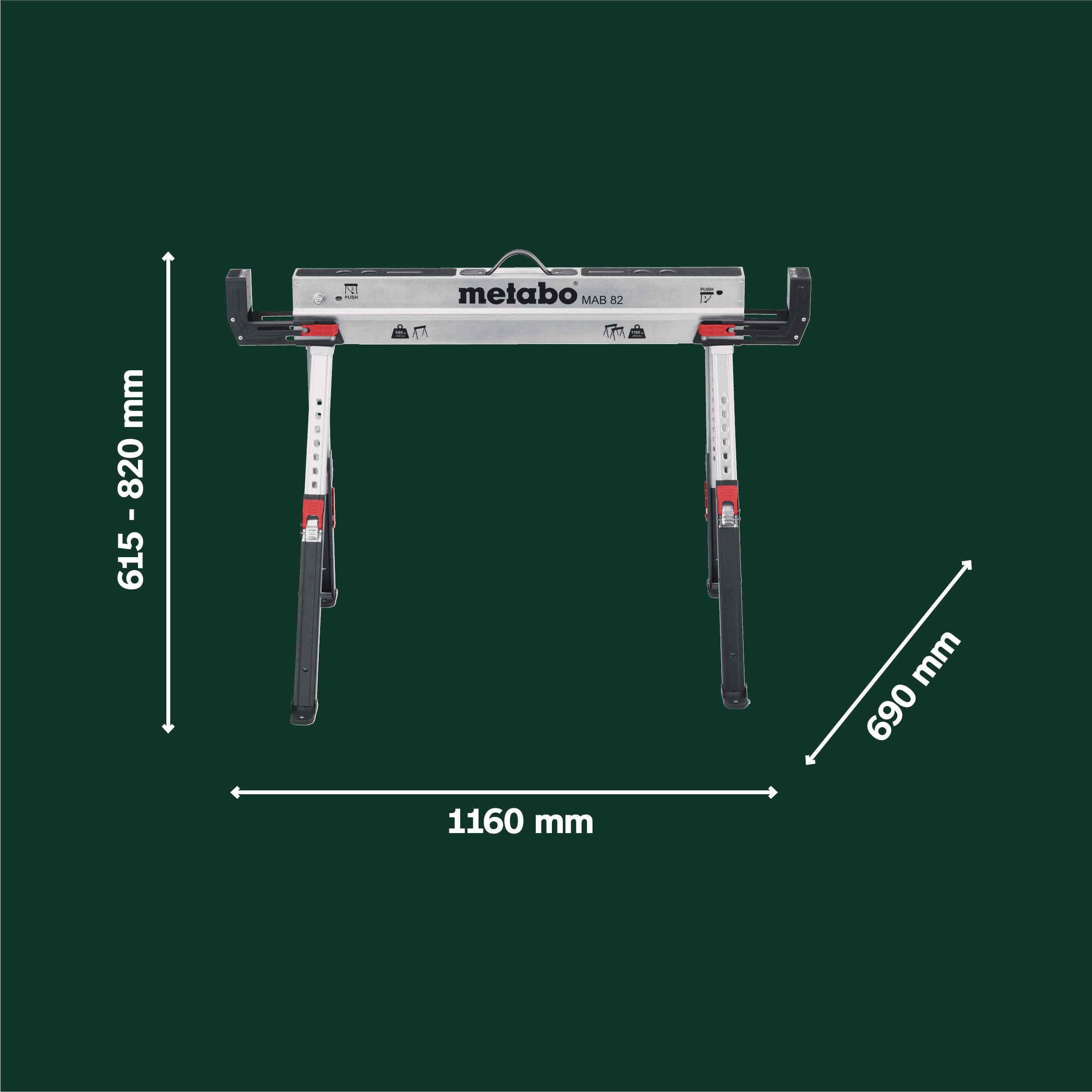 metabo-mab-82-2-arbeitsbock-set-2er-set-stahl-klappb-cke-h-henverstellbar-pulver image 4