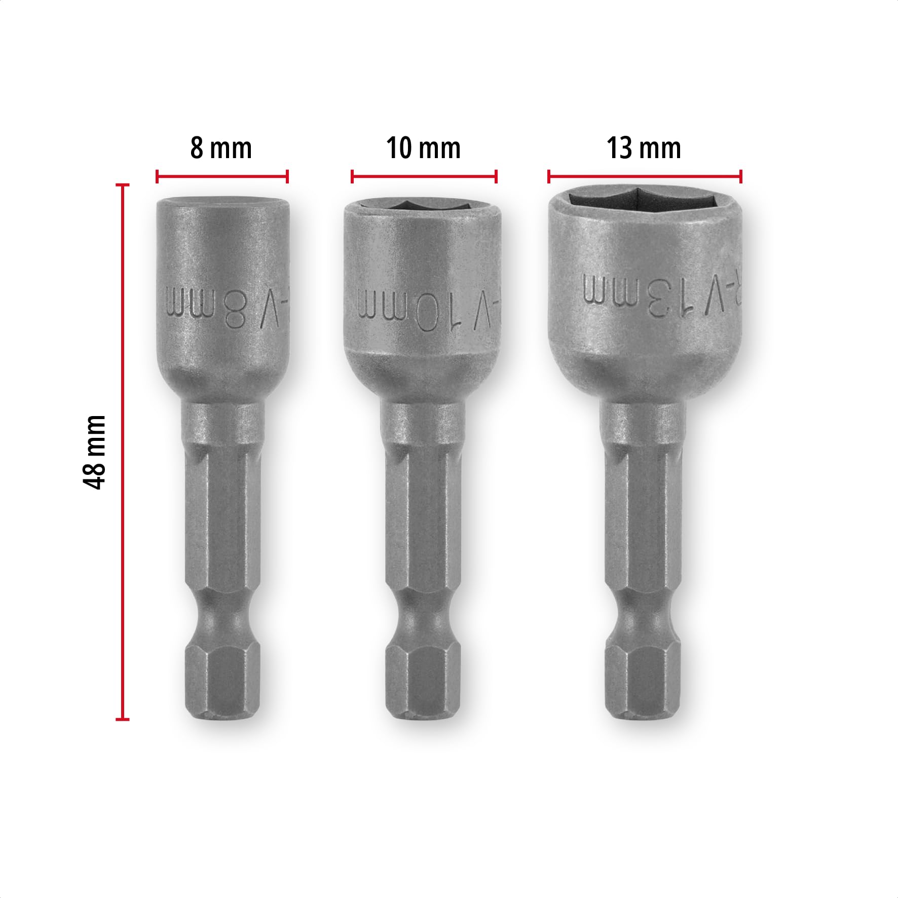 einhell-sechskant-steckschl-ssel-set-3-tlg-8-13-mm-magnetaufnahme-chrom-vanadium image 7