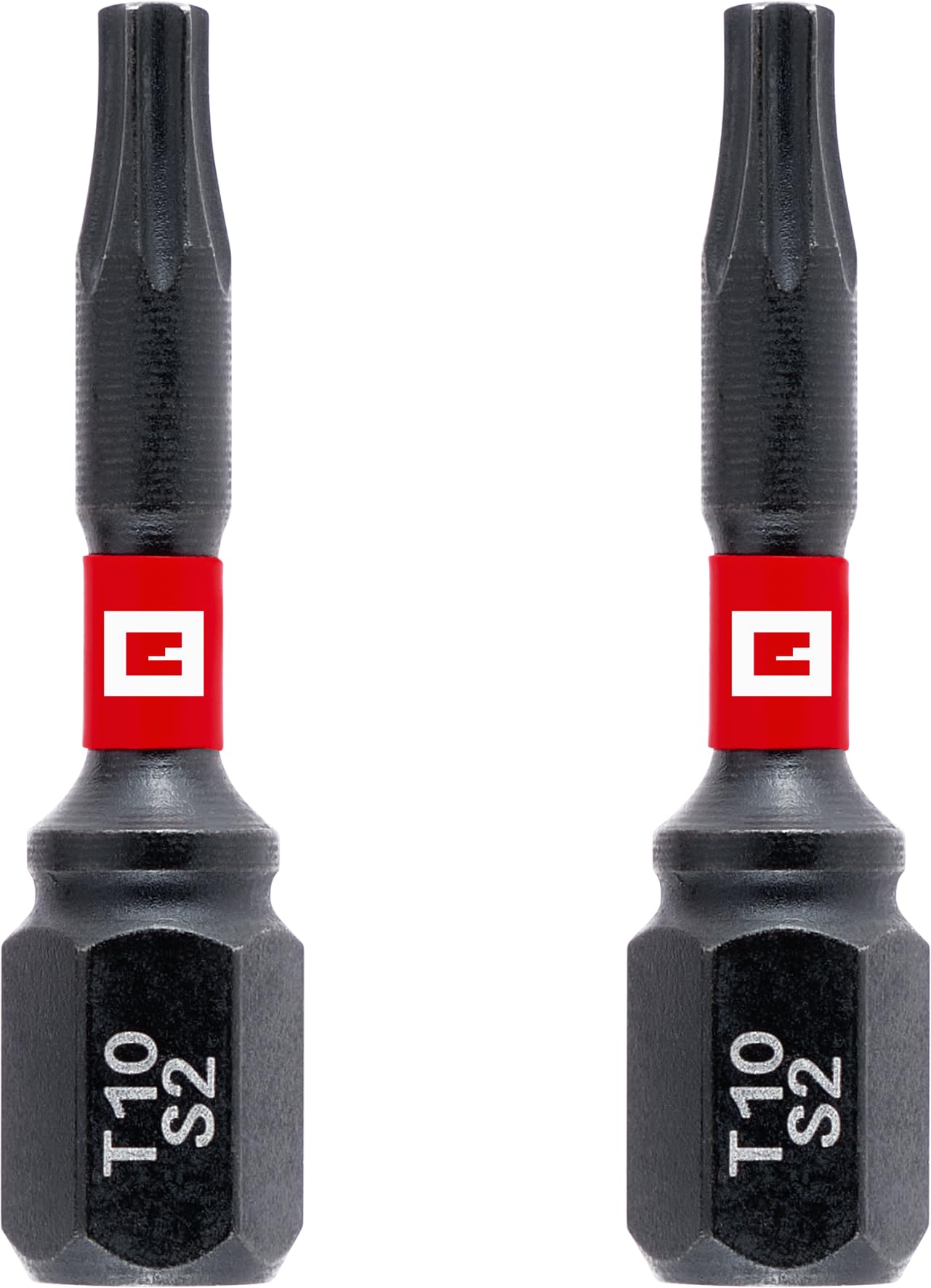 einhell-impact-bits-doppel-torsion-2-tlg-30-mm-t10-s2-stahl-c-6-3-schaft image 1