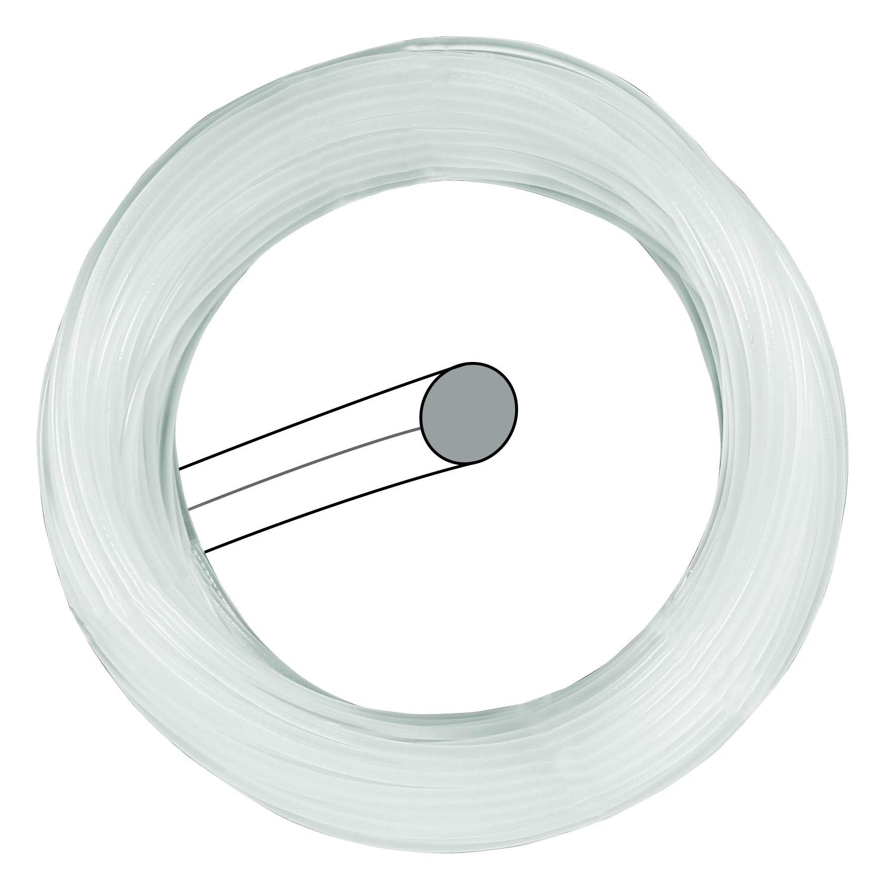 original-einhell-ersatzfaden-basic-line-1-3-runder-trimmerfaden-1-3-mm-15-m-univ image 1