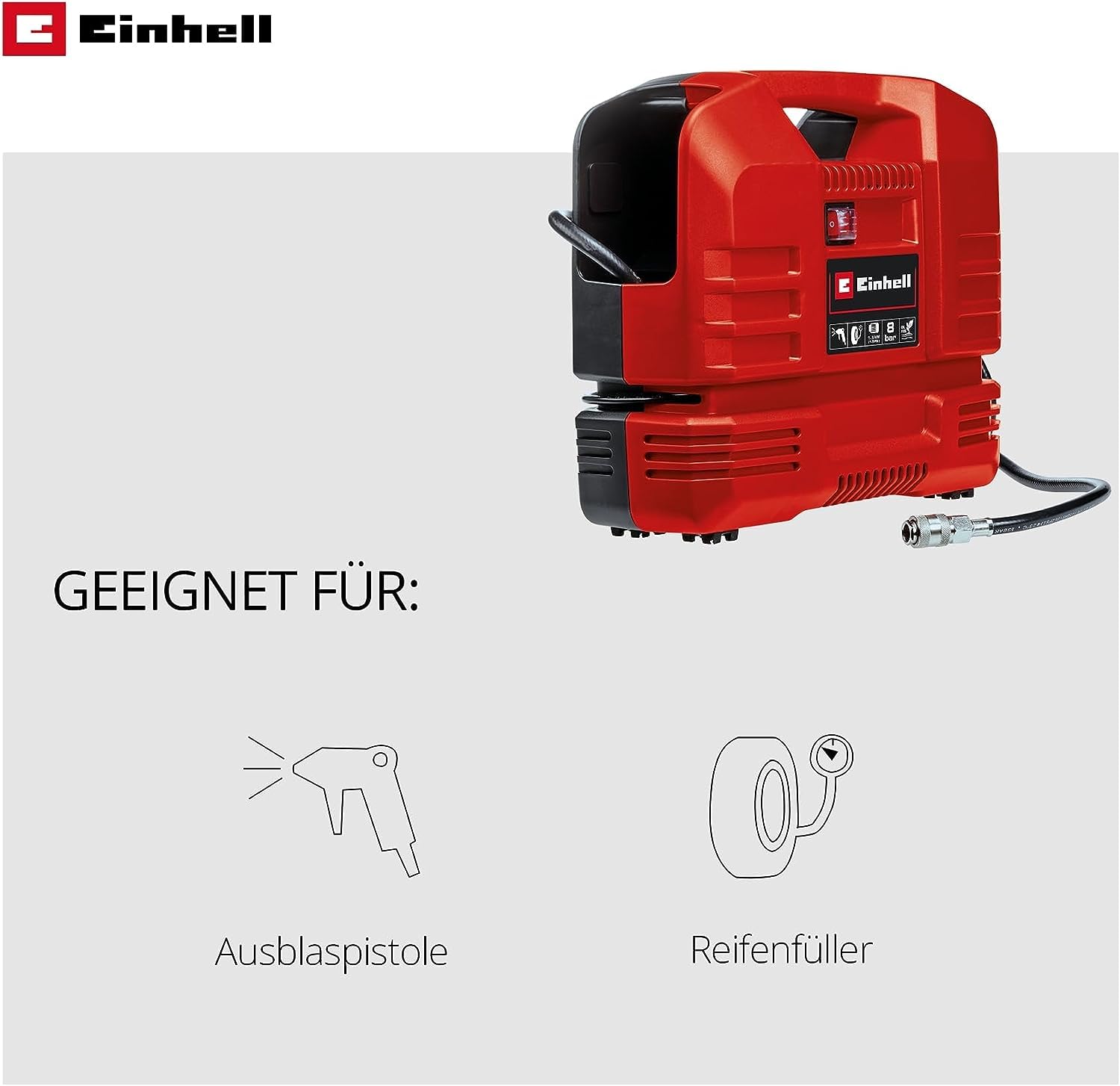 einhell-kompressor-tc-ac-190-of-set-1100-w-koffer-kompressor-max-8-bar-lfrei-ink image 4