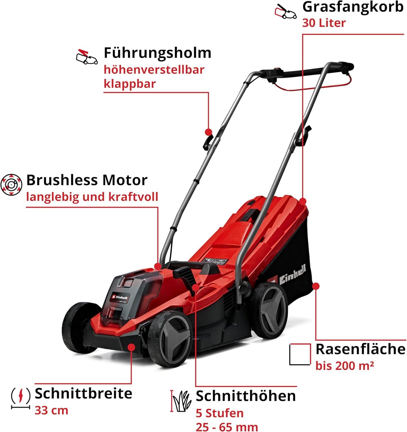 einhell-akku-rasenm-her-ge-cm-18-33-li-kit-power-x-change-18-v-33-cm-inkl-4-0-ah image 3
