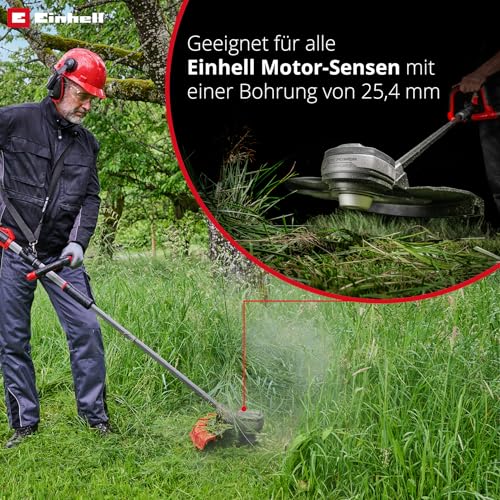 einhell-dickichtmesser-255-3-zahn-metallmesser-255-mm-schnittbreite-25-4-mm-bohr image 8