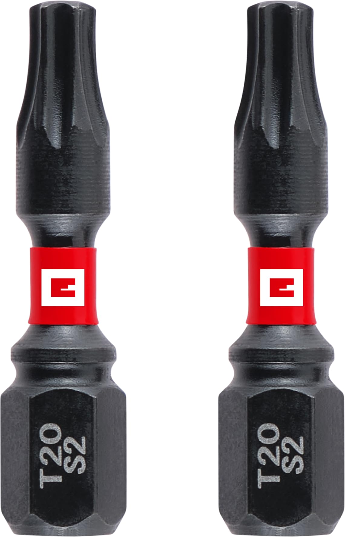 einhell-impact-bits-doppel-torsion-2er-set-30-mm-t20-s2-stahl-c-6-3-schaft image 1