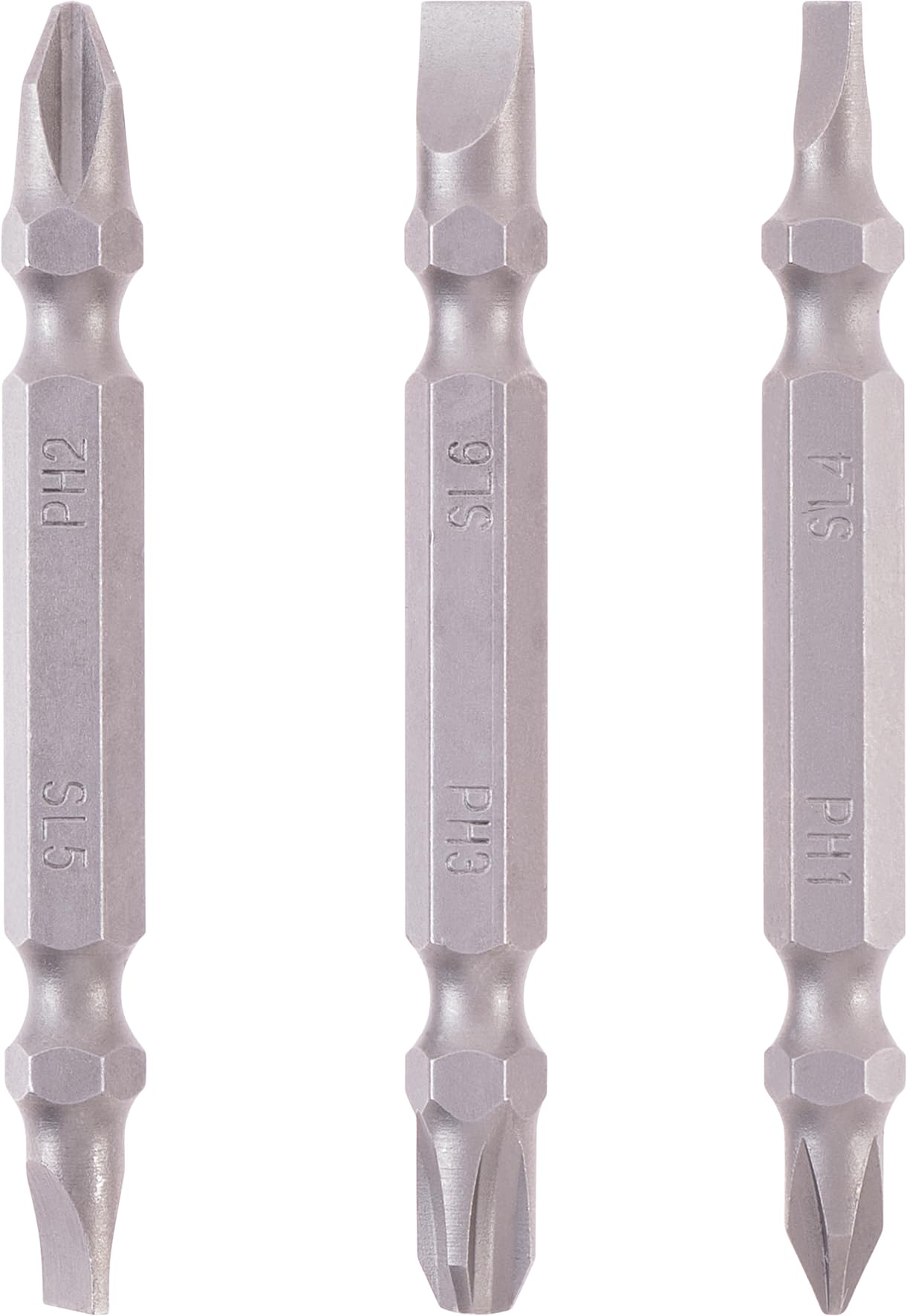original-einhell-doppel-bit-set-3-tlg-65-mm-ph-sl-chrom-vanadium-e-6-3-schaft-do image 1