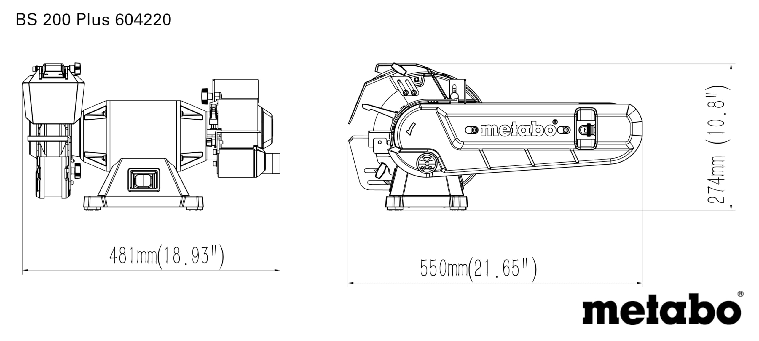 metabo-bs-200-plus-kombi-bandschleifmaschine-mit-schleifband-schleifscheibe-und- image 2