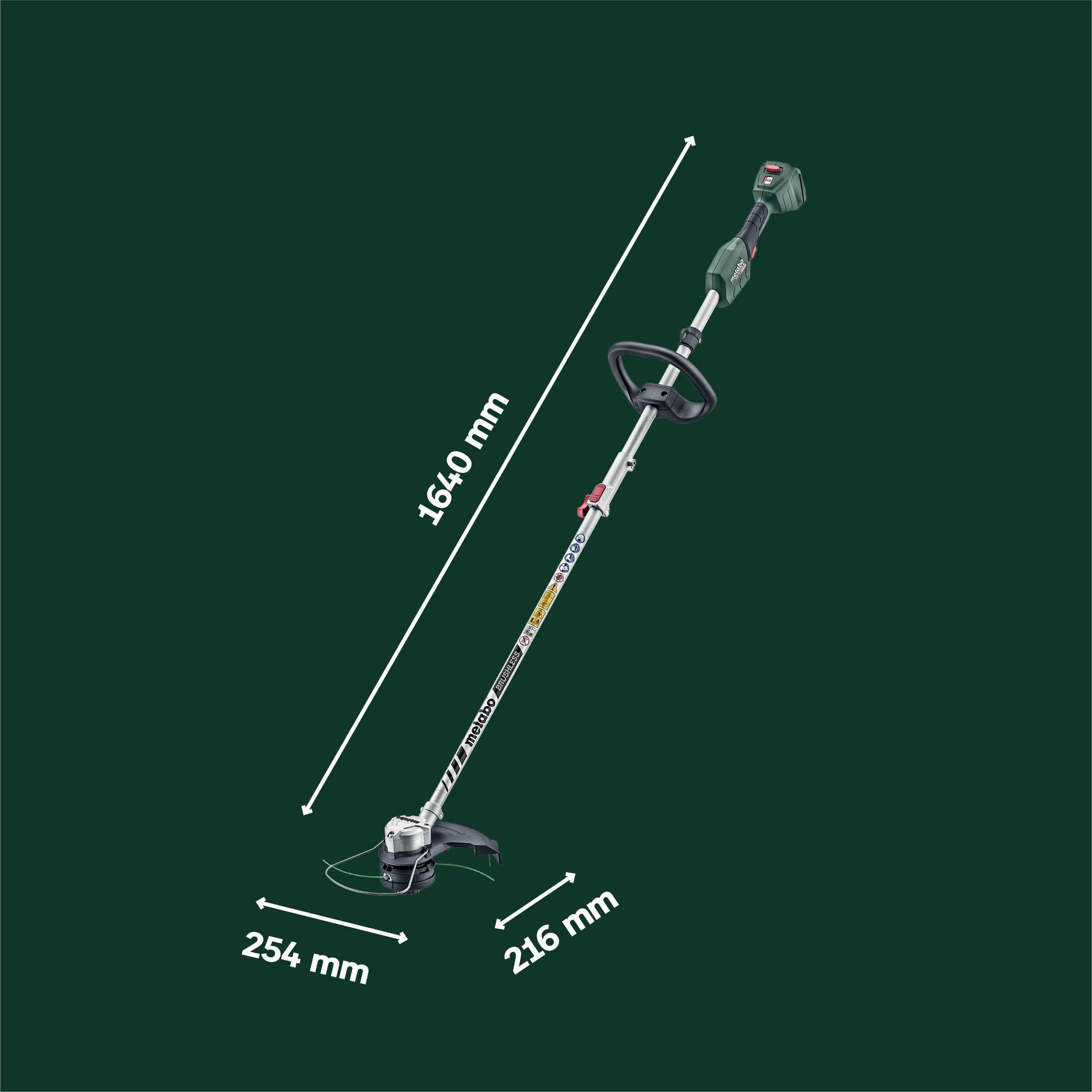 metabo-akku-rasentrimmer-rtd-18-ltx-bl-30-brushless-18-v-cas-mit-quick-fadenwech image 4