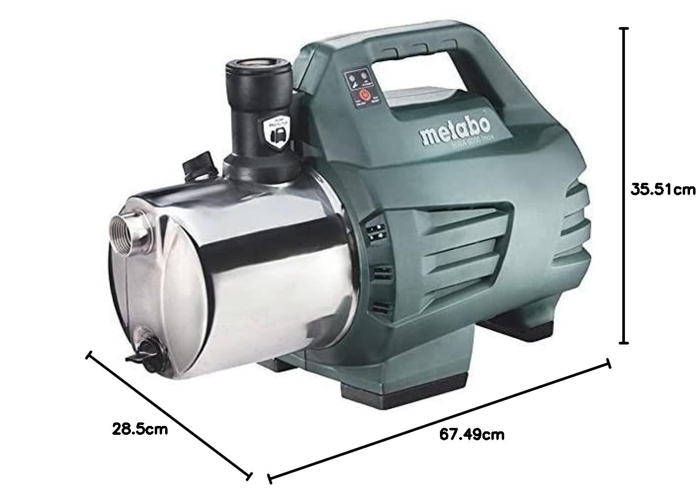 metabo-hauswasserautomat-hwa-6000-inox-1300-w-hauswasserpumpe-6000-l-h-edelstahl image 5
