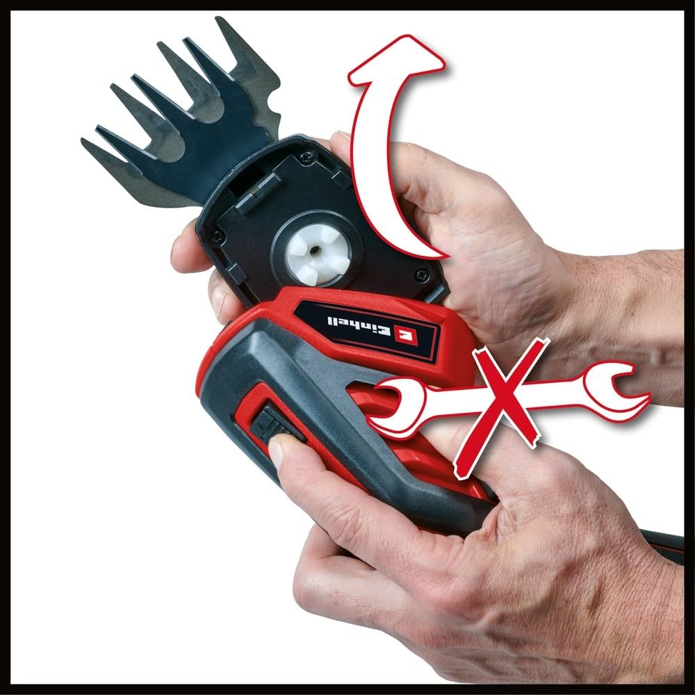 einhell-akku-gras-und-strauchschere-gc-cg-3-6-70-li-3-6-v-2-0-ah-70-mm-grasscher image 3