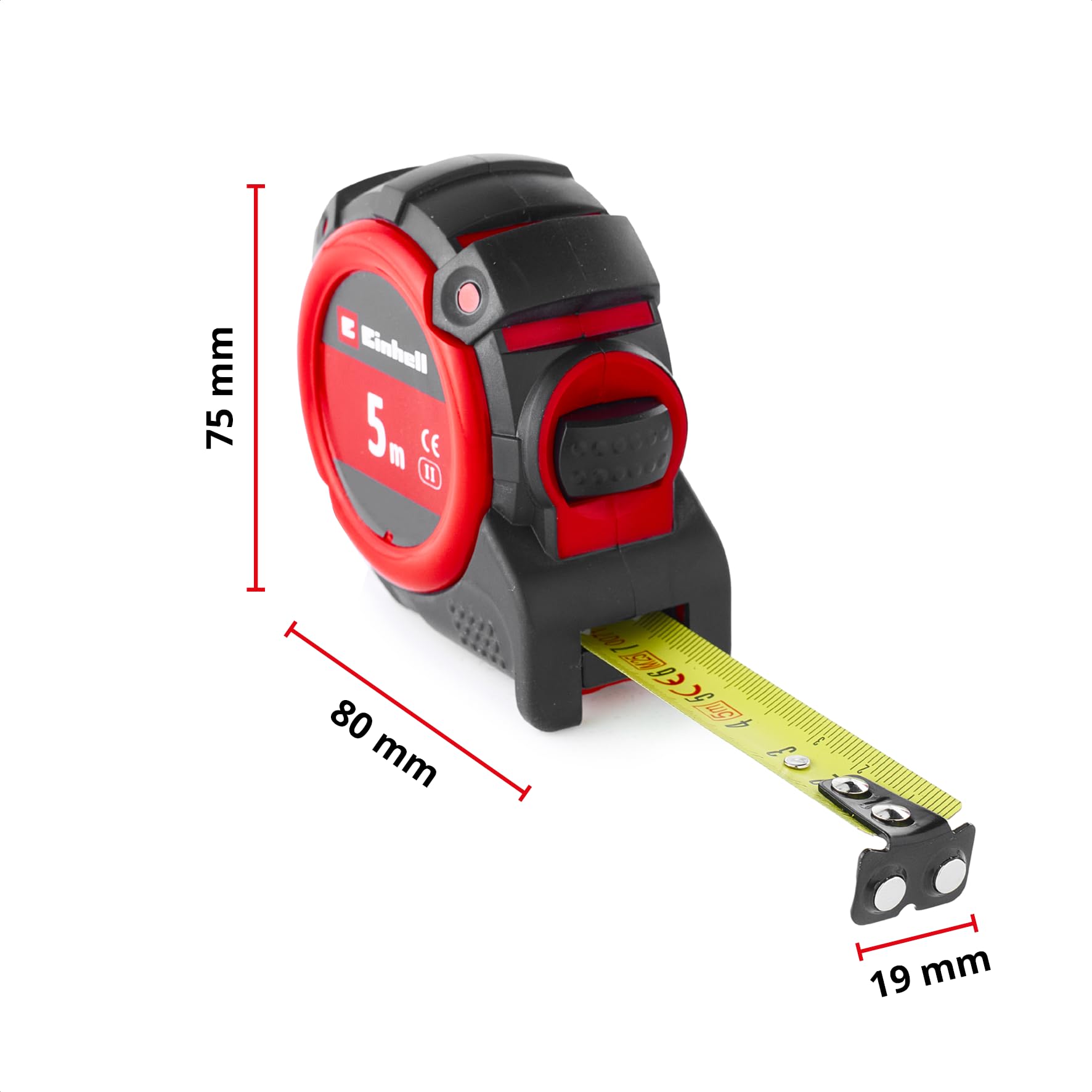 original-einhell-bandma-5-m-autolock-nylonbeschichtung-magnet-endhaken-doppelsei image 8