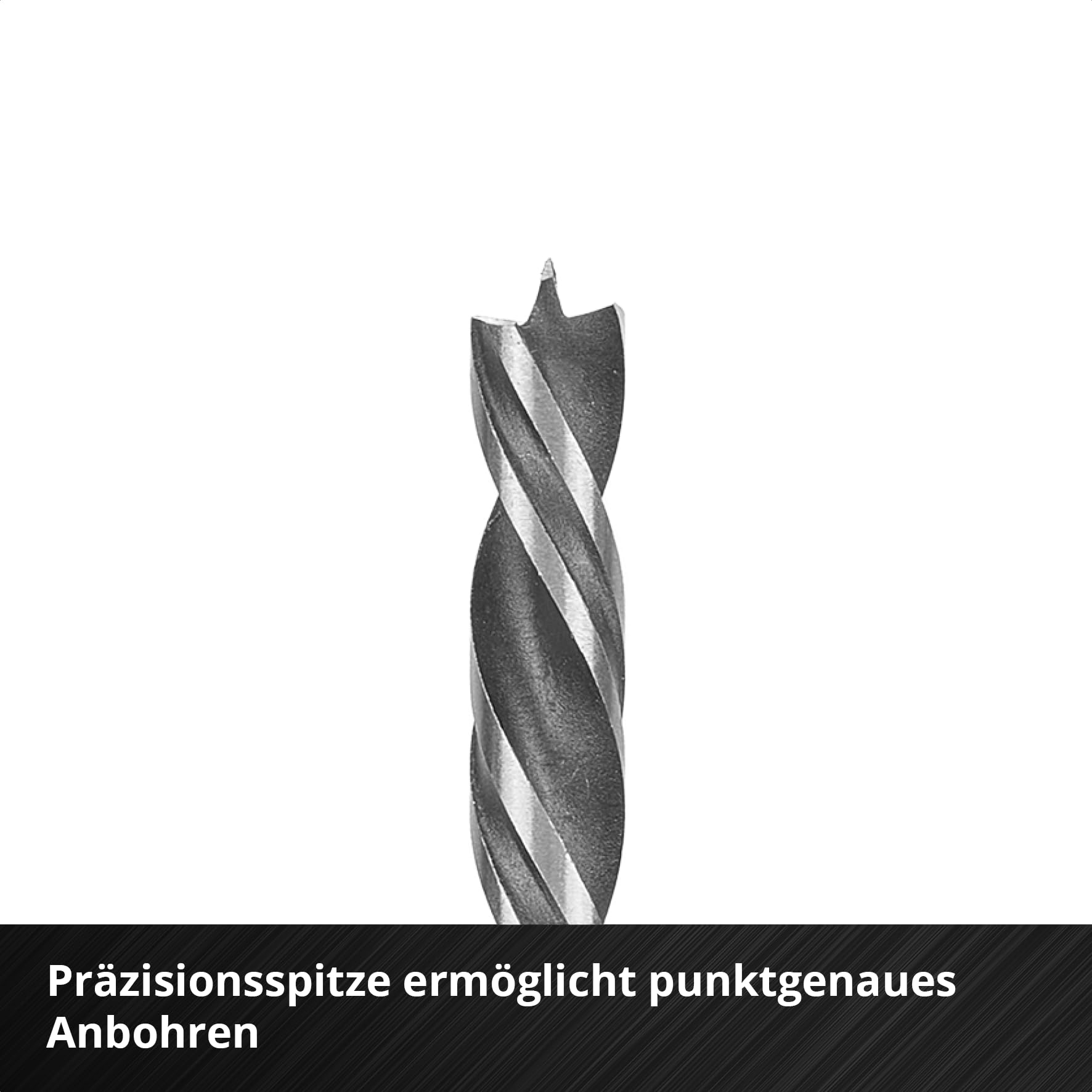 einhell-holzspiralbohrer-set-8-tlg-3-10-mm-zentrierspitze-vorschneider-c45-stahl image 4