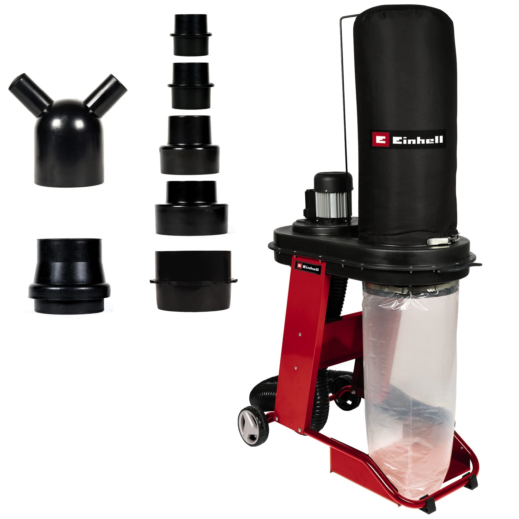 einhell-absauganlage-te-ve-550-2-a-550-w-sp-neabsaugung-mit-automatiksteckdose-l image 1