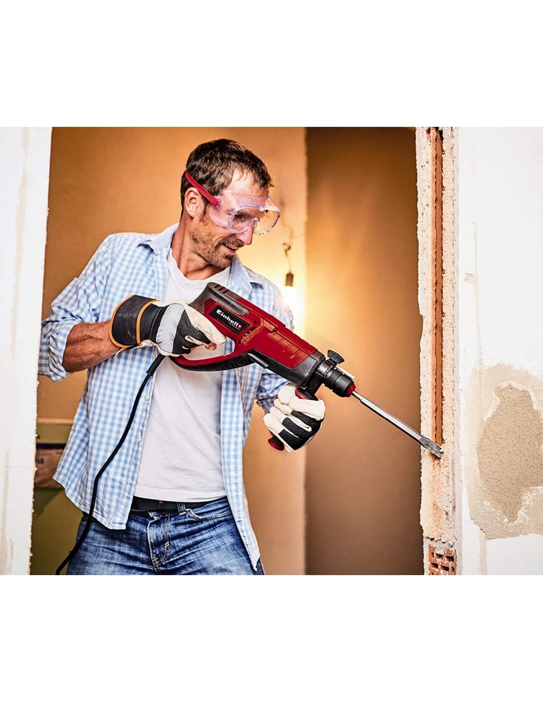 einhell-bohrhammer-te-rh-28-5f-950-w-3-j-schlagst-rke-5-funktionen-sds-plus-aufn image 3