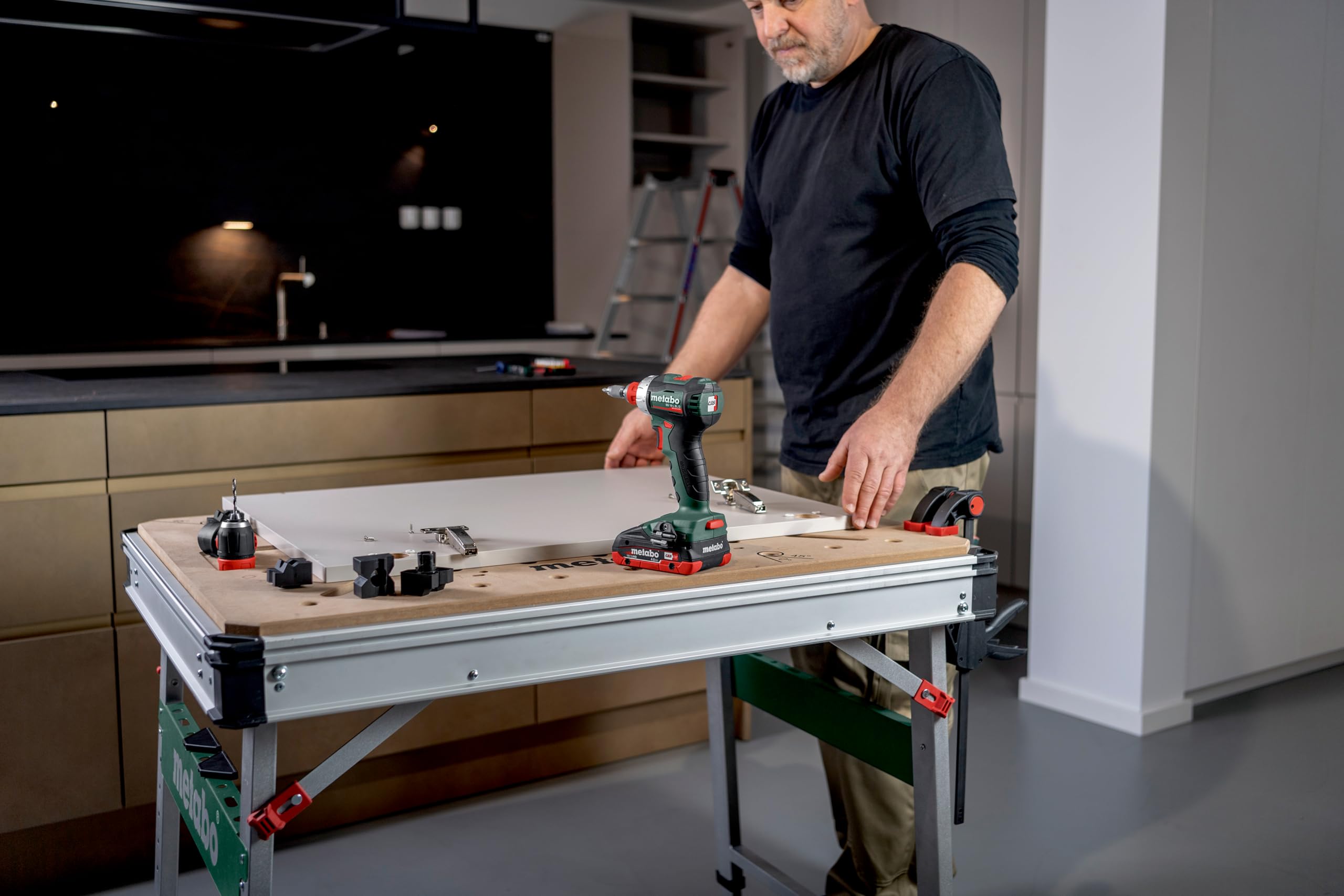 metabo-mwb-100-multifunktionstisch-klappbare-werkbank-mobiler-s-gebock-bis-120-k image 2