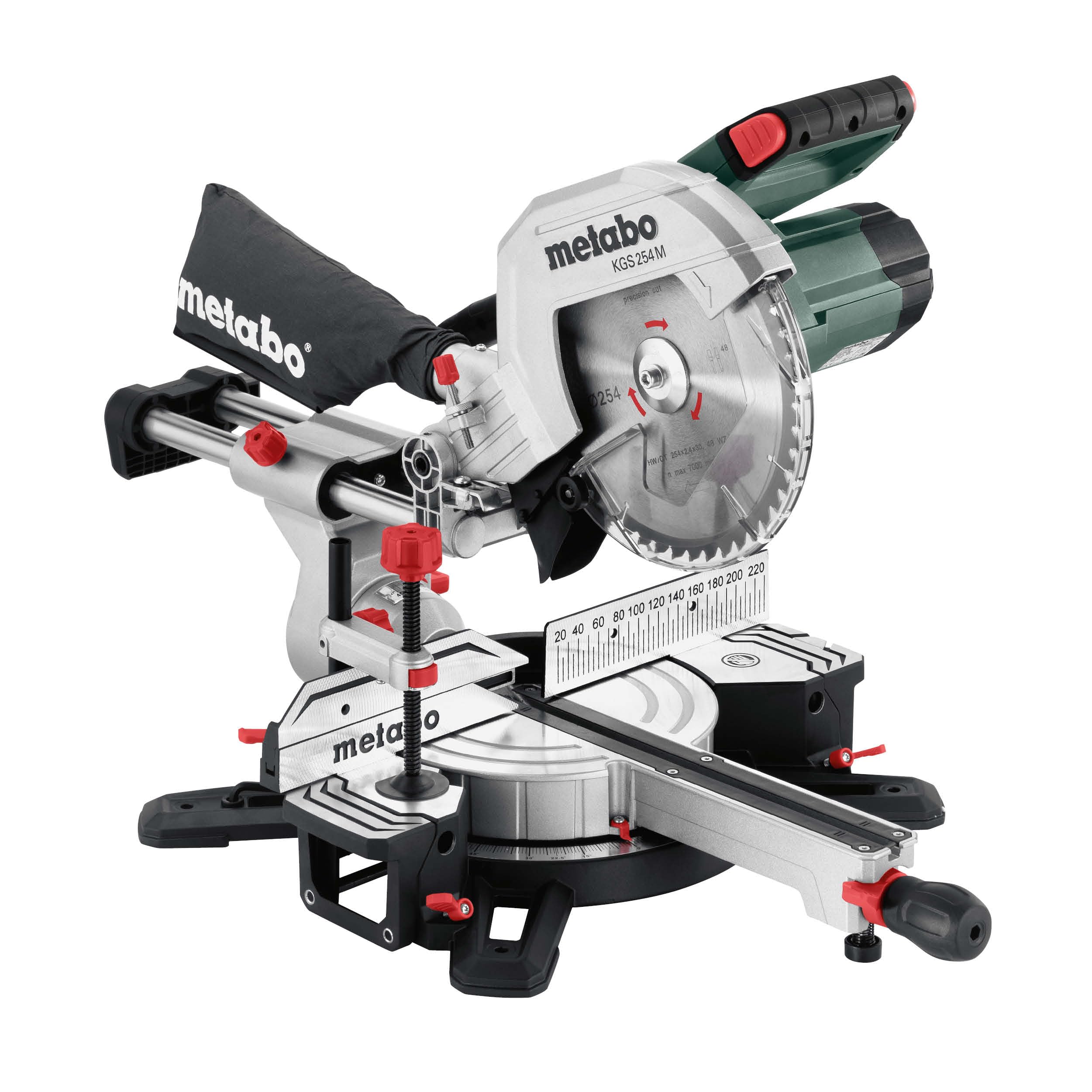 metabo-kapp-und-gehrungss-ge-kgs-254-m-613254000-zugfunktion-254-mm-s-geblatt-le image 1