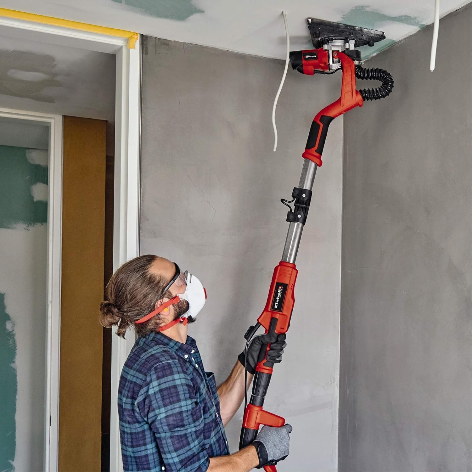 einhell-trockenbauschleifer-te-dw-225-x-750-w-wand-und-deckenschleifer-mit-wechs image 5