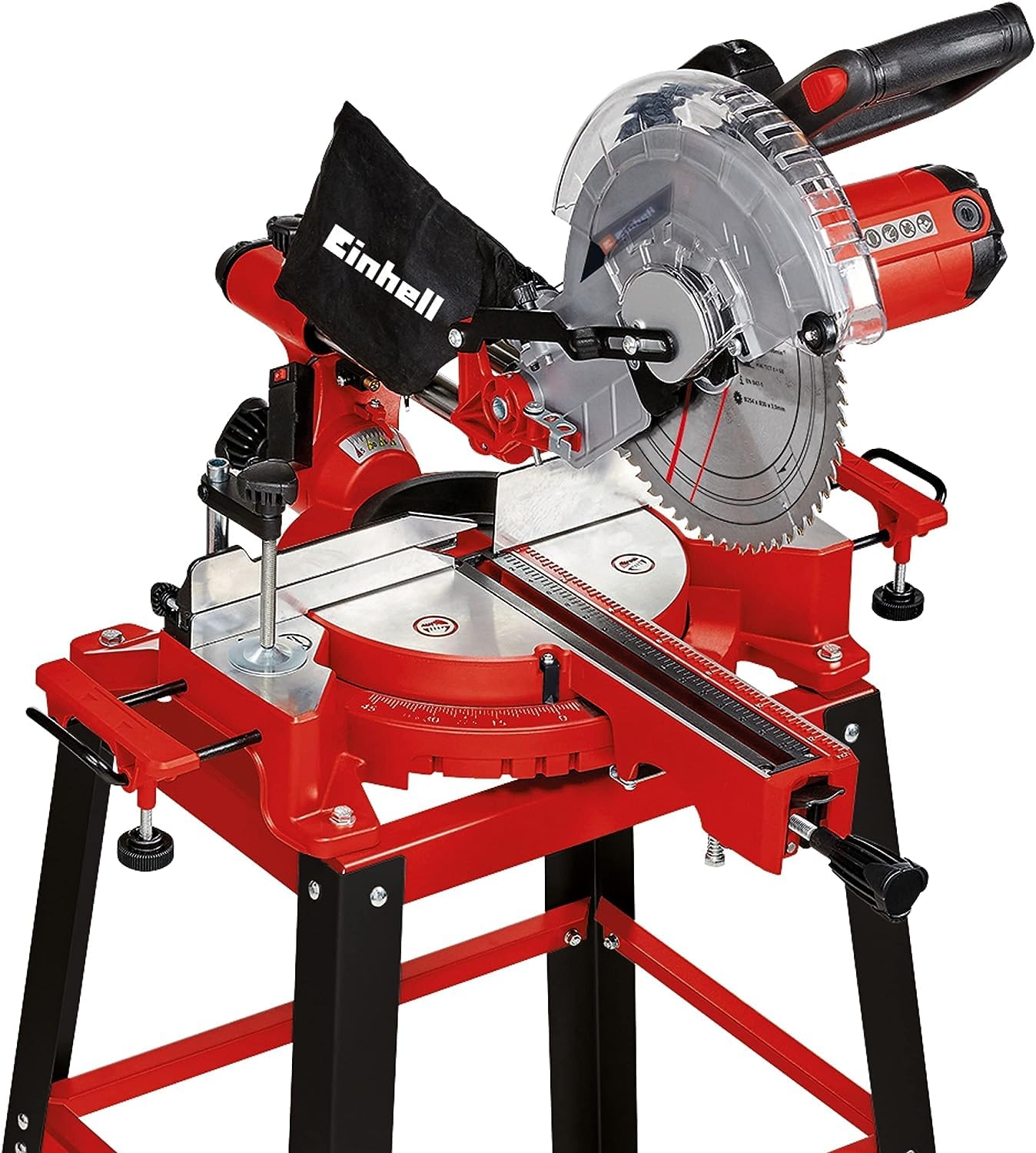 einhell-zug-kapp-gehrungss-ge-tc-sm-2531-2-u-1900-w-254-mm-s-geblatt-untergestel image 1