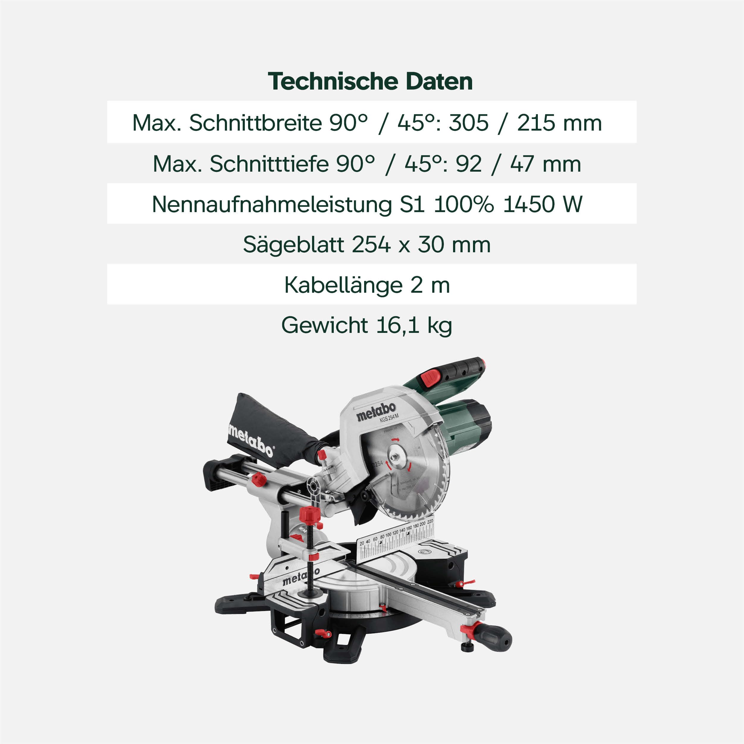 metabo-kapp-und-gehrungss-ge-kgs-254-m-613254000-zugfunktion-254-mm-s-geblatt-le image 3