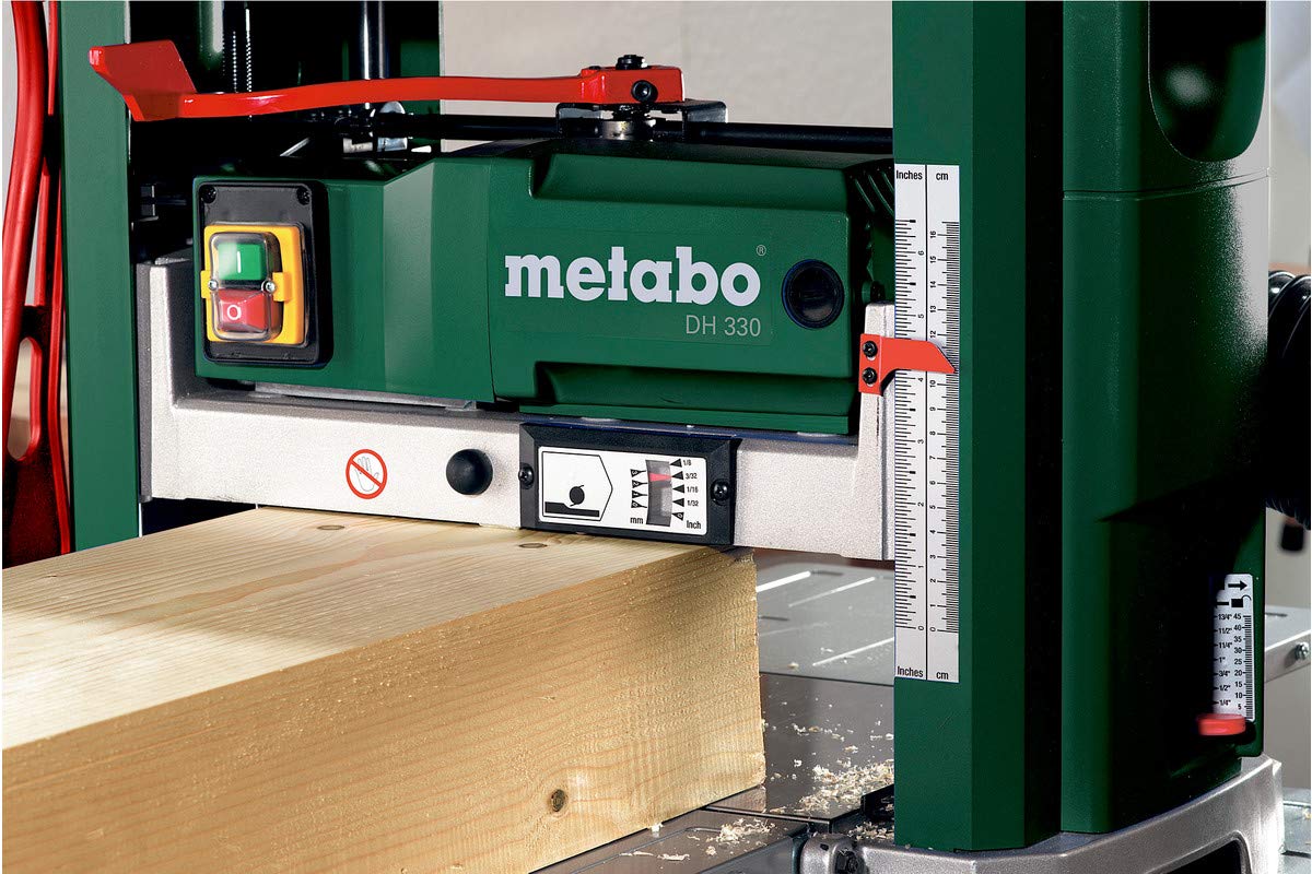 metabo-dickenhobel-dh-330-mobile-hobelmaschine-mit-1800-w-330-mm-durchlassbreite image 2