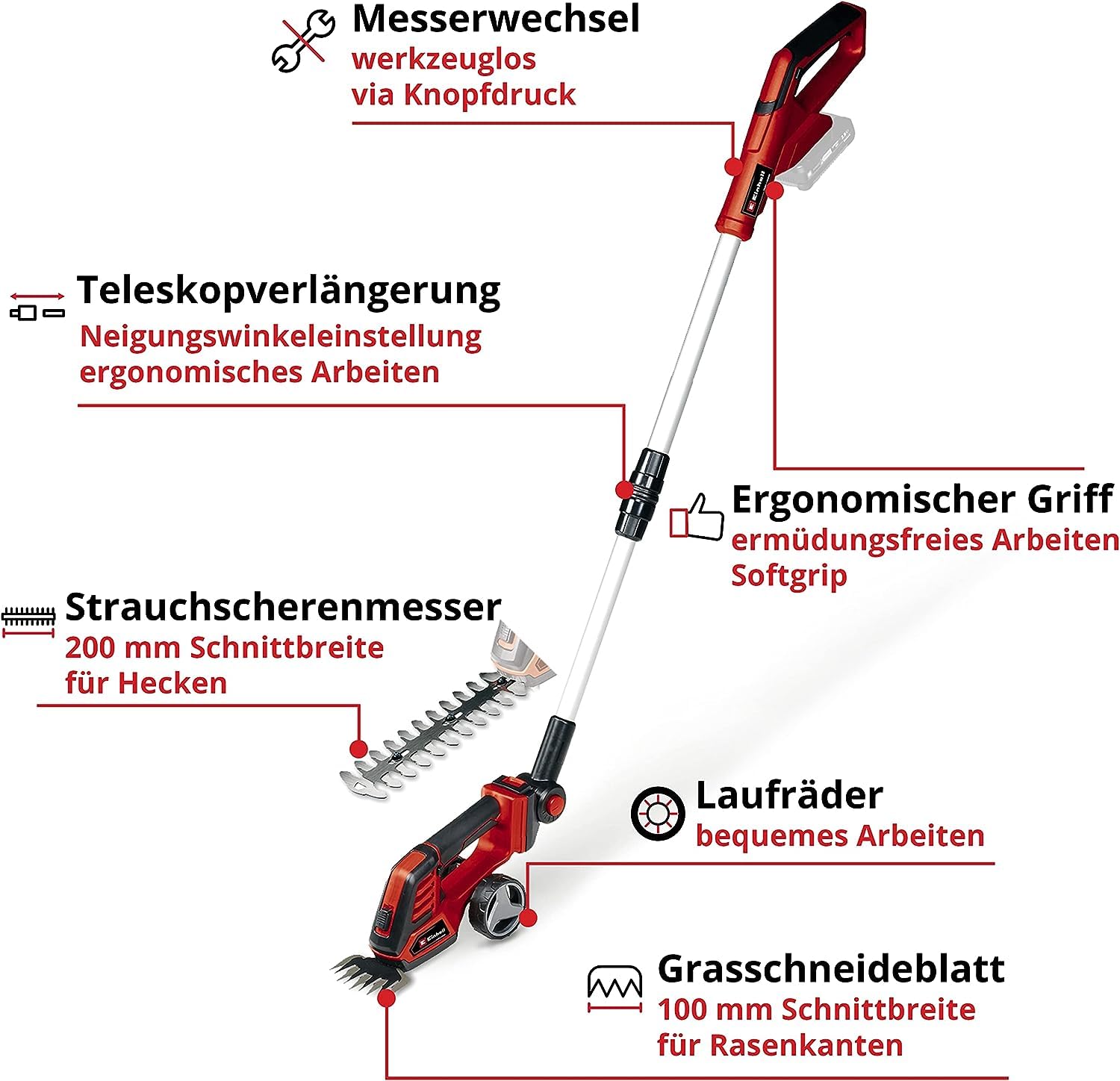 einhell-akku-gras-und-strauchschere-ge-cg-18-100-li-t-solo-power-x-change-18-v-t image 3
