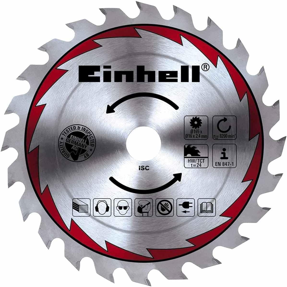 einhell-te-cs-165-handkreiss-ge-1200-w-165-mm-s-geblatt-55-mm-schnitth-he-alumin image 2
