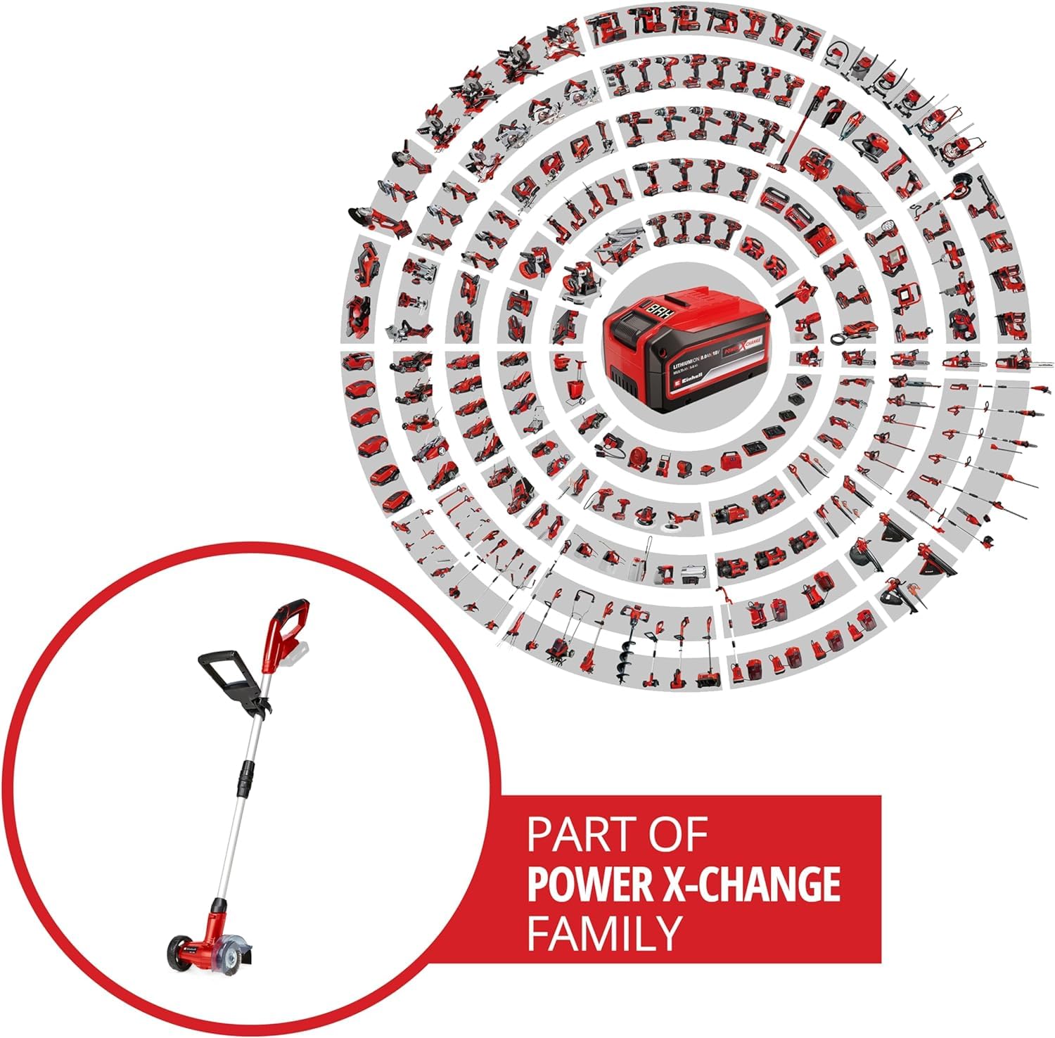 einhell-akku-fugenreiniger-gc-cc-18-li-solo-power-x-change-fugenb-rste-mit-teles image 2